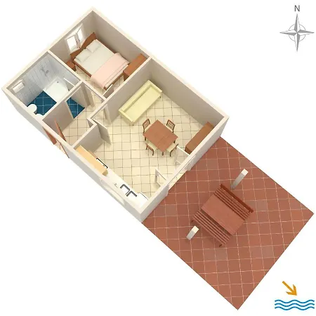 別荘 Secluded Fisherman's Cove Statival, Kornati - 8164